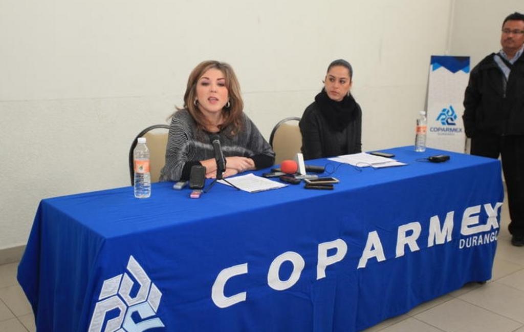 La presidenta del Centro Empresarial Durango (Coparmex), Mayté Vivó de Wallander. (ARCHIVO)
