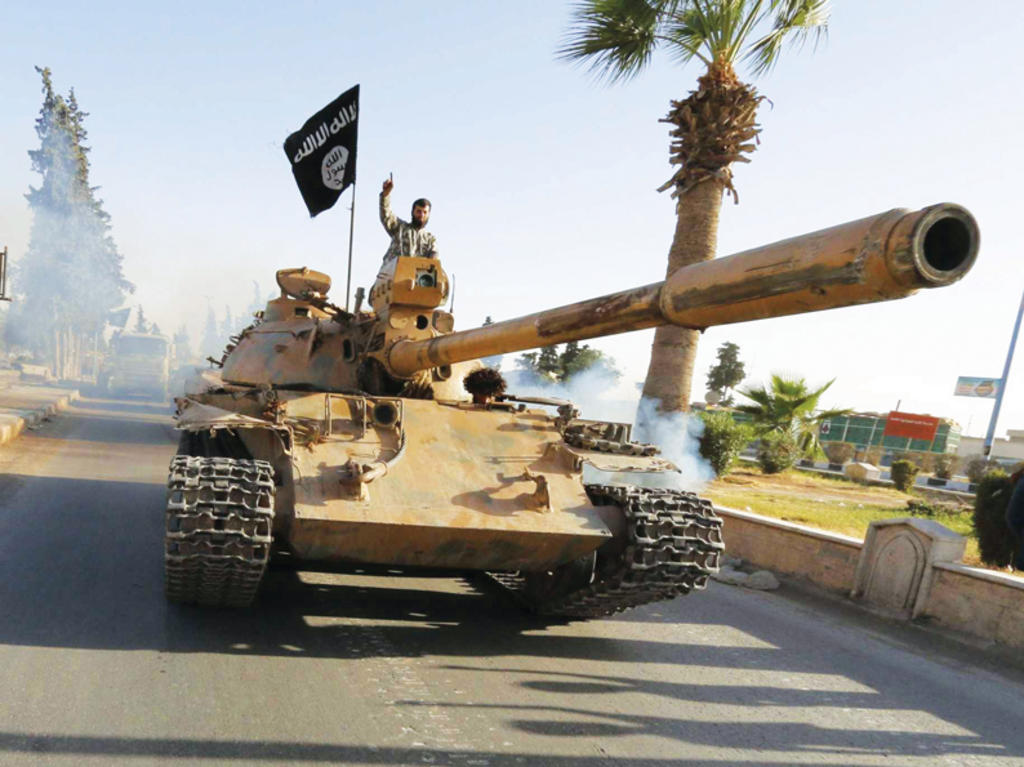 Mercenarios en provincia de Raqqa en Siria. (Foto: Reuters/Stringer)