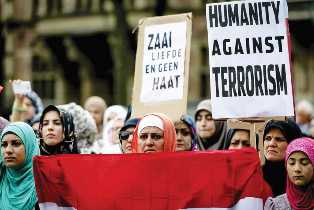 Manifestación contra ISIS en los Países Bajos, 2014. (Foto: EFE)