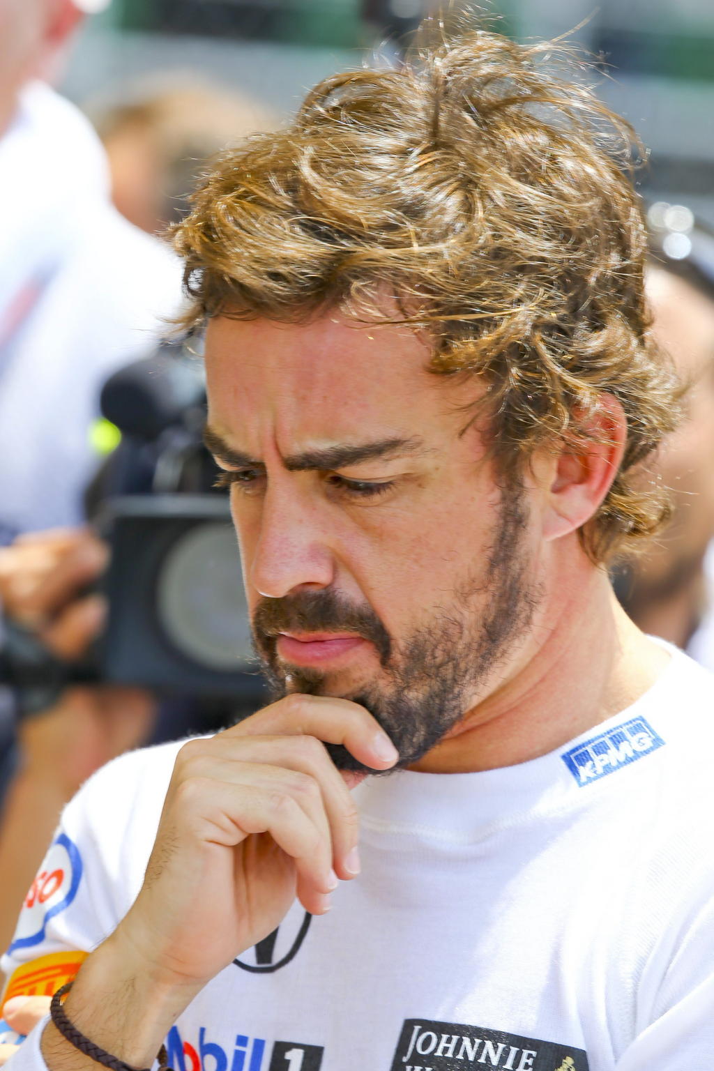 'A ver si en la siguiente carrera acumulamos más vueltas y seguimos aprendiendo. Creo que el de hoy ha sido un buen test, comentó Alonso al término de su participación. (EFE)