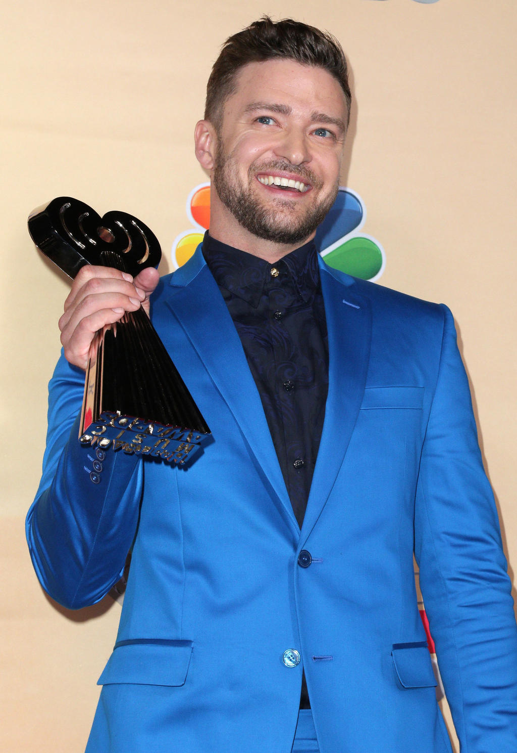 Justin Timberlake obtuvo el Premio Innovador iHeartRadio 2015 por sus logros como artista. (AP) 