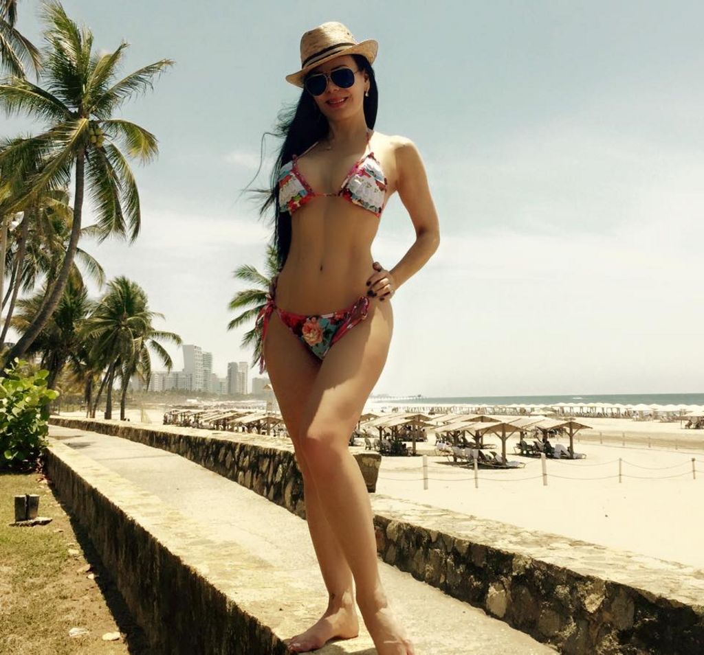 En Acapulco. La actriz subió fotos de sus vacaciones. (Facebook)