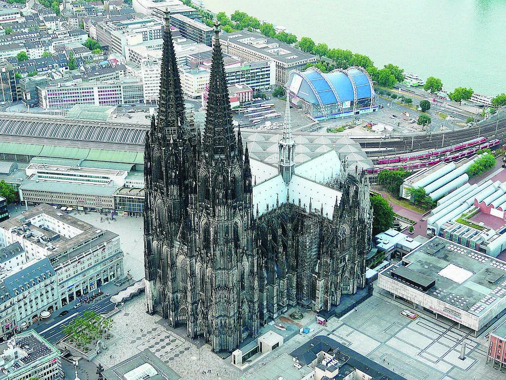 La edificación de la Catedral de Colonia tardó más de 600 años en completarse.
