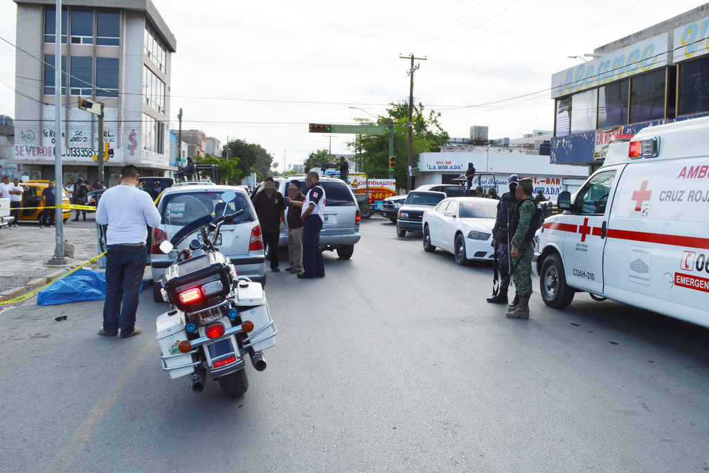 Crimen. Un taxista fue asesinado por la mañana de ayer lunes en pleno Centro de Torreón.