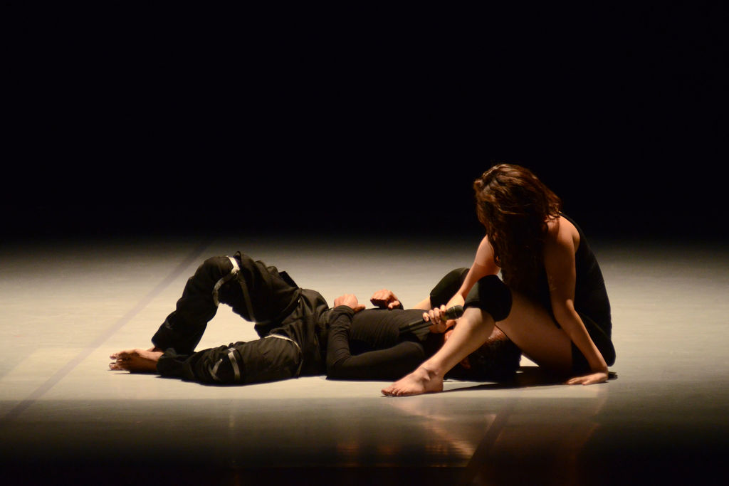Fusión. La producción que se presentó anoche en el Teatro Nazas contó con una fusión entre la frontera de la danza y el teatro.
