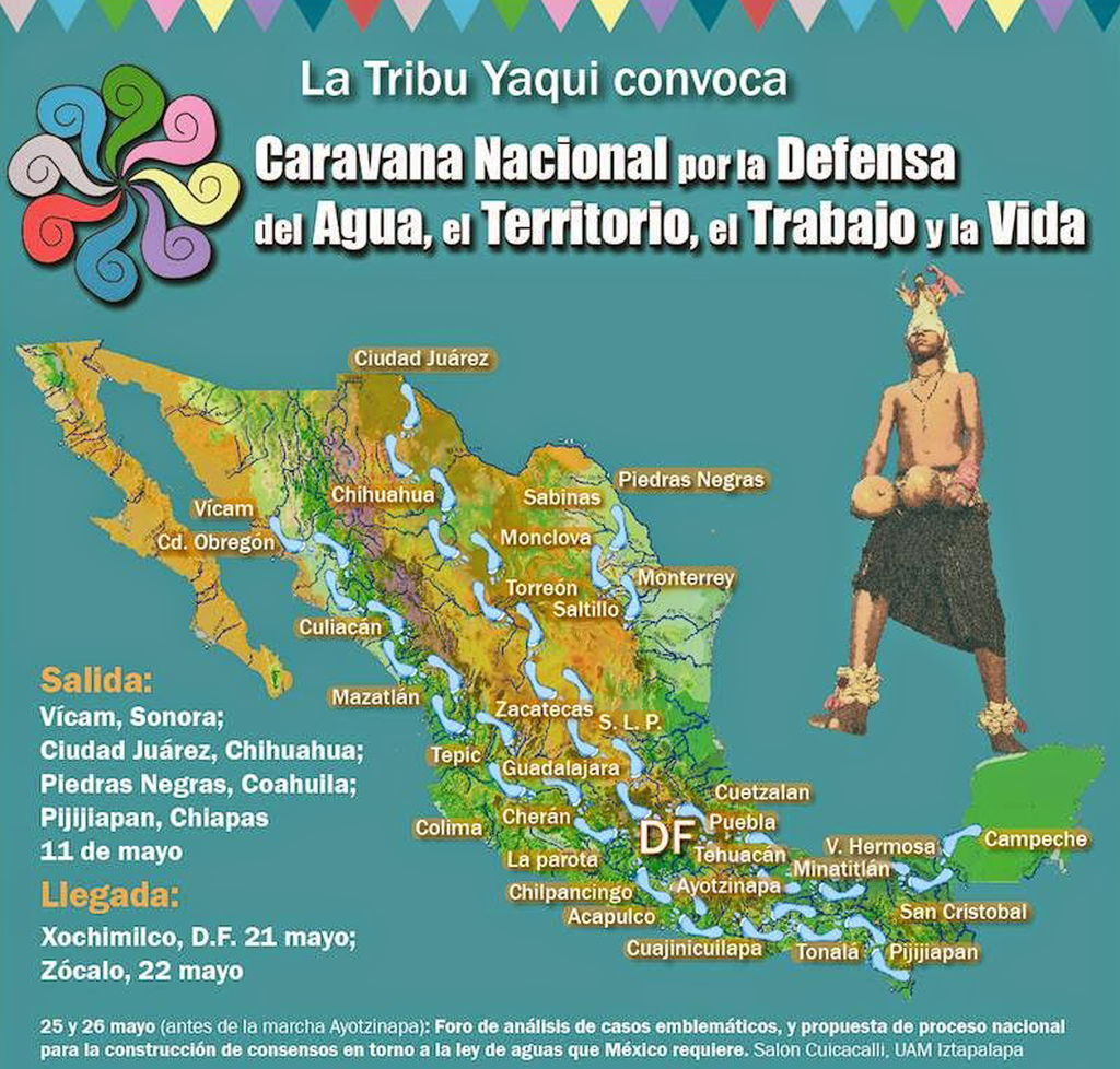 Convocatoria. Este viernes estará en la región Lagunera la Caravana Nacional por la Defensa del Agua. (www.google.com.mx)