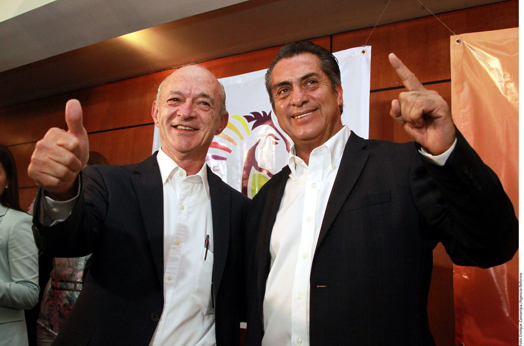 Unión. Elizondo es candidato a la gubernatura de Nuevo León por Movimiento Ciudadano.