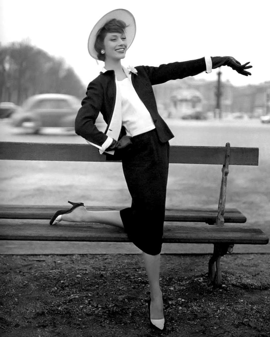 Traje Chanel, 1950. 