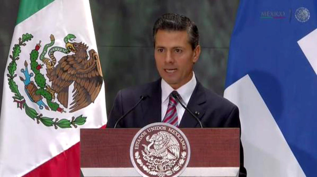 Durante su mensaje a los medios con motivo de la visita del presidente de Finlandia, Enrique Peña Nieto informó que se trasladará a Acuña. (Especial)