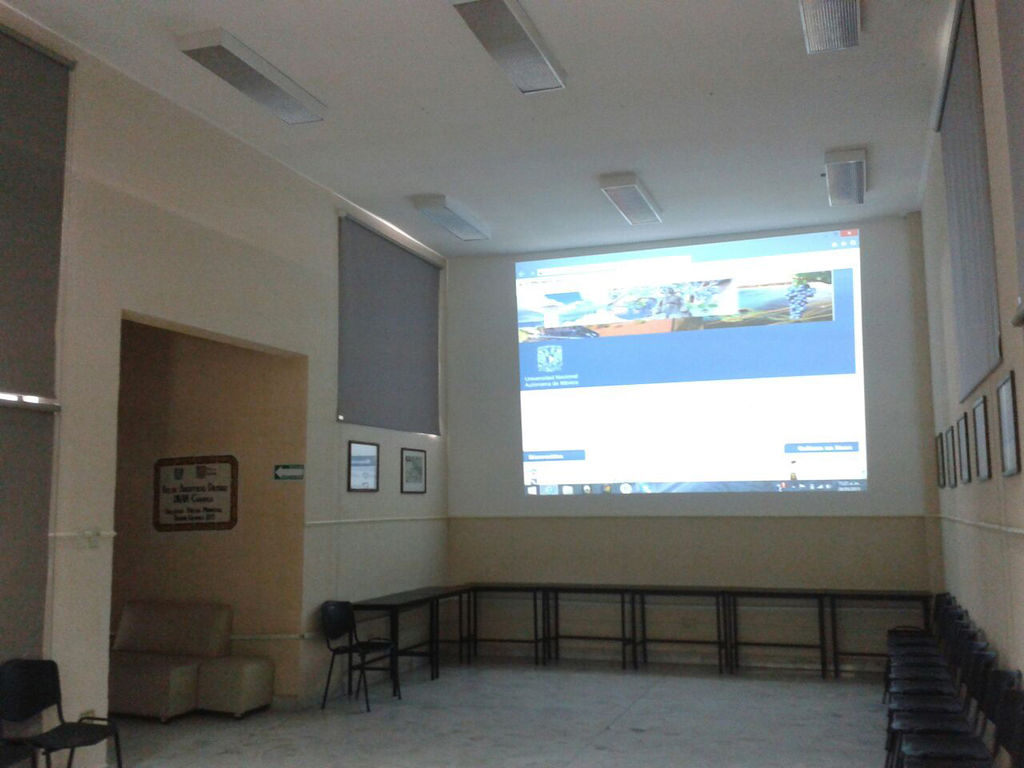 Inicio. La Sala Virtual de la UNAM  en la biblioteca García de Letona empieza con un documental y programación cultural.