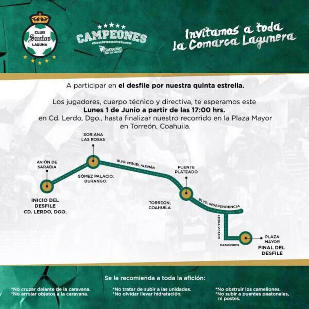 El desfile saldrá desde Lerdo hasta la Plaza Mayor de Torreón. (Especial)