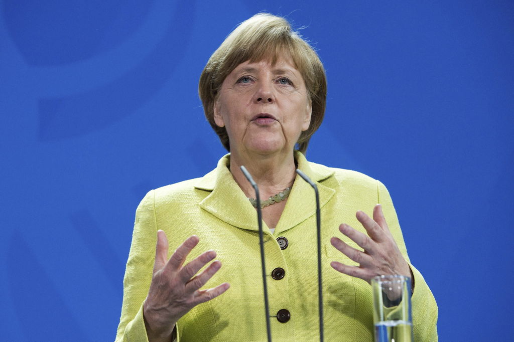 'Se está trabajando a toda presión', respondió Merkel a una pregunta sobre esta cuestión. (EFE)