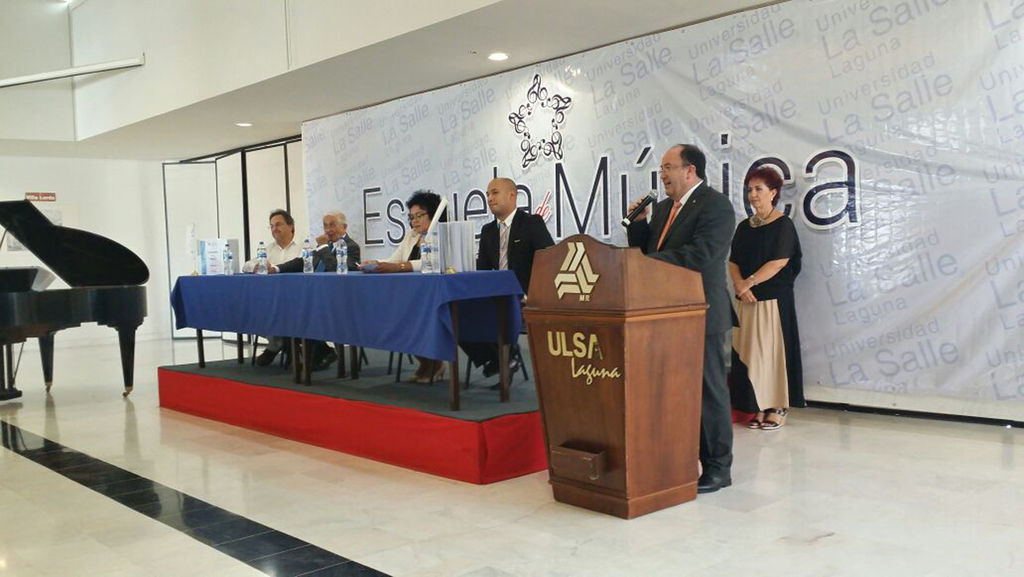 Oficial. La Universidad La Salle Laguna anunció ayer la Licenciatura en Música para beneficio de toda la población. (ANGÉLICA SANDOVAL)