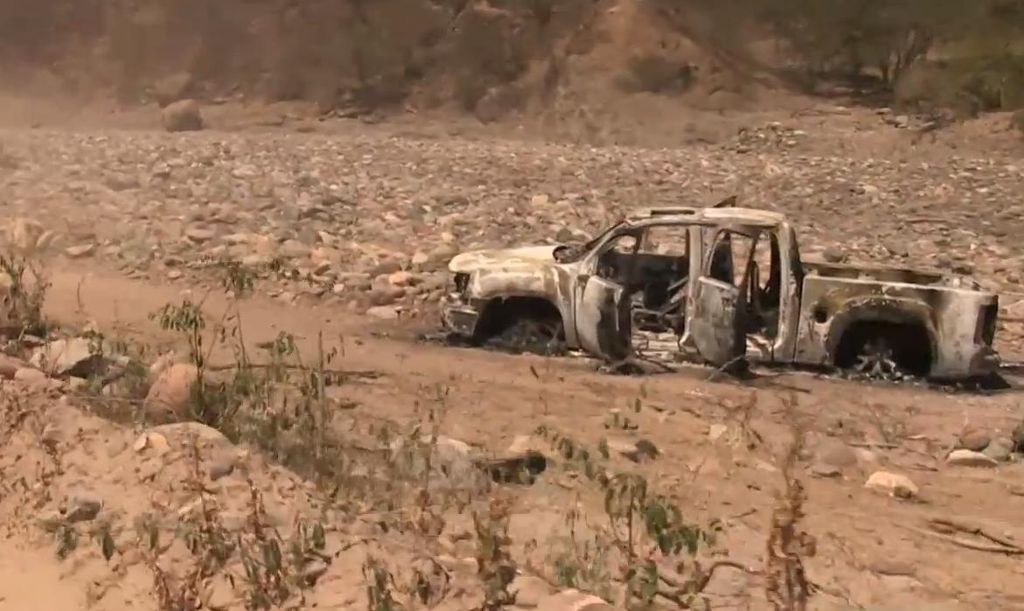 Ataque. Vehículos fueron incinerados durante el ataque presentado en Tamazula.