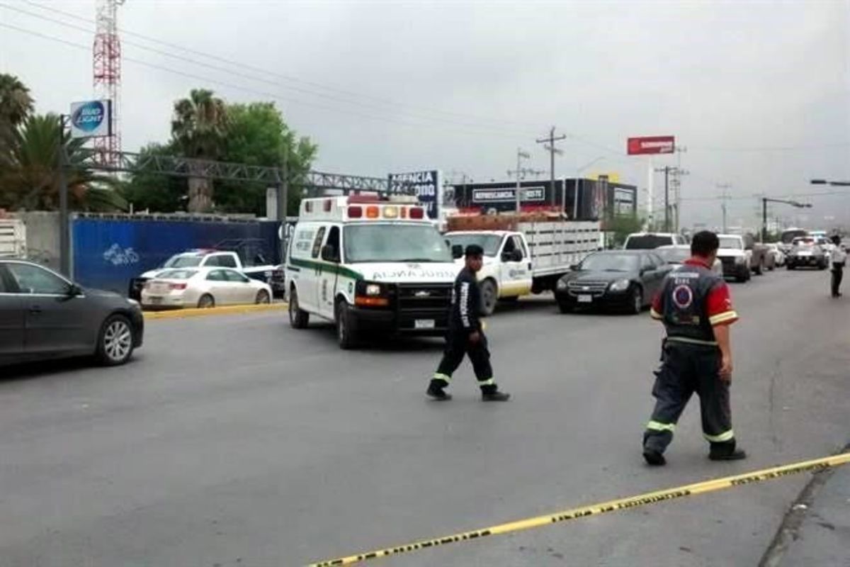 Al menos siete personas murieron tras un ataque a balazos en un depósito de cervezas, en el Municipio de García, en Nuevo León. (TWITTER)