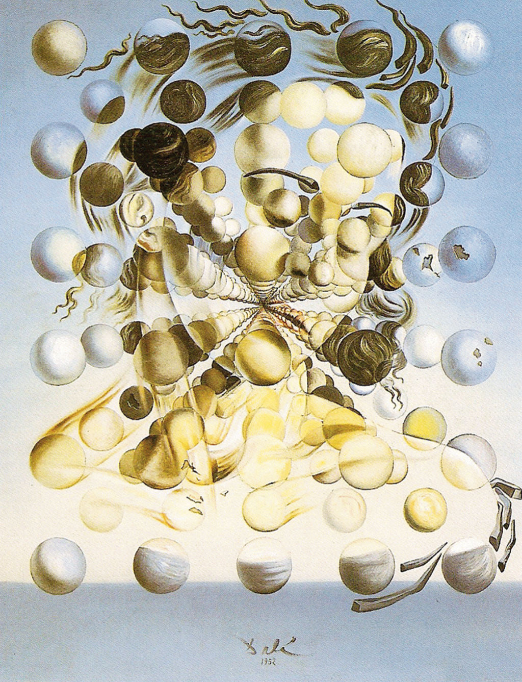 Galatea de las esferas, Salvador Dalí, 1955.Foto: Colección Gala-Salvador Dalí.