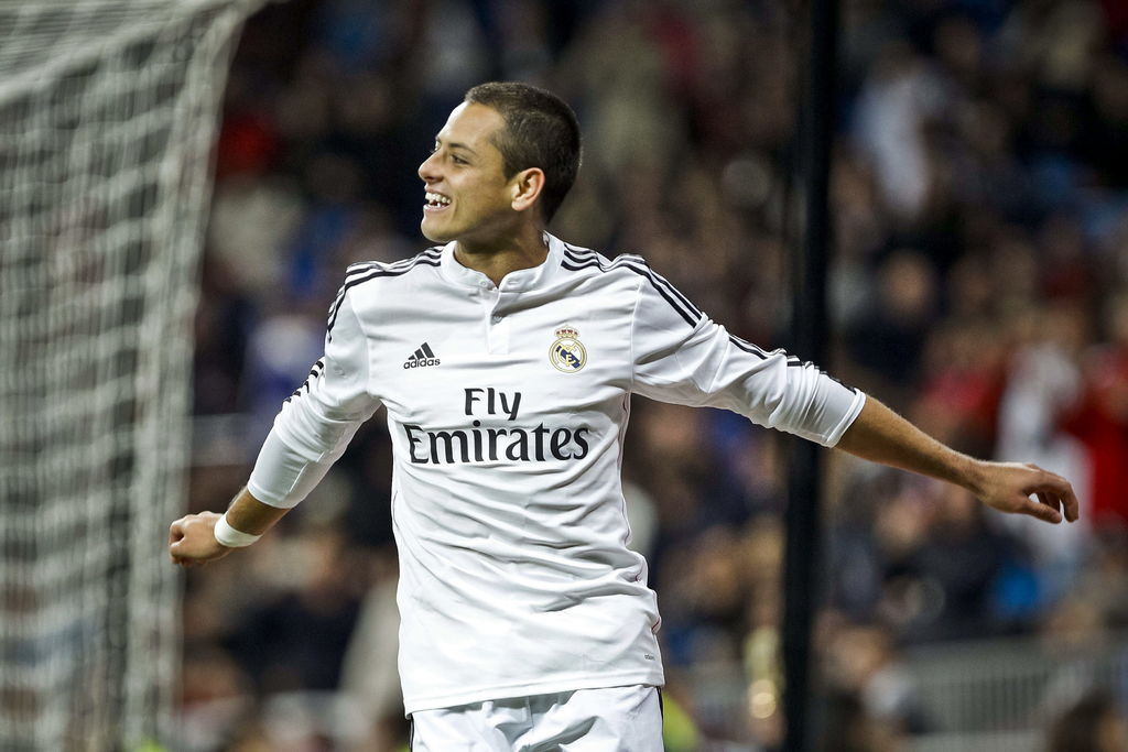 Javier ‘Chicharito’ Hernández se quejó por haber sido relegado a la banca del Real Madrid y no contribuir con su equipo. (EFE)