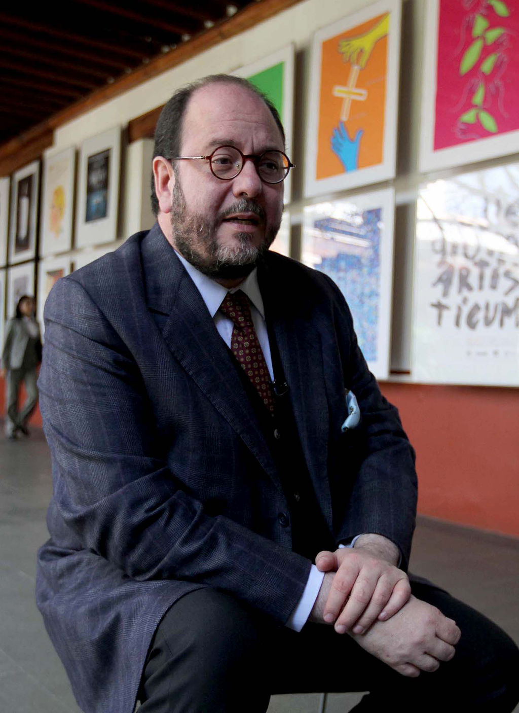 El director. Sergio Vela fue titular del Conaculta y es director artístico del Festival del Centro Histórico de México.