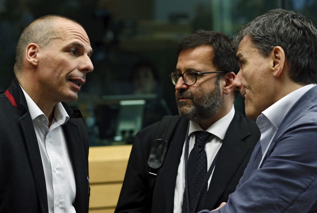 Los 19 socios del euro volverán a reunirse mañana jueves, pocas horas antes de una cumbre de gobernantes de la Unión Europea, en la que se pretende ratificar un eventual acuerdo sobre Grecia. (EFE)