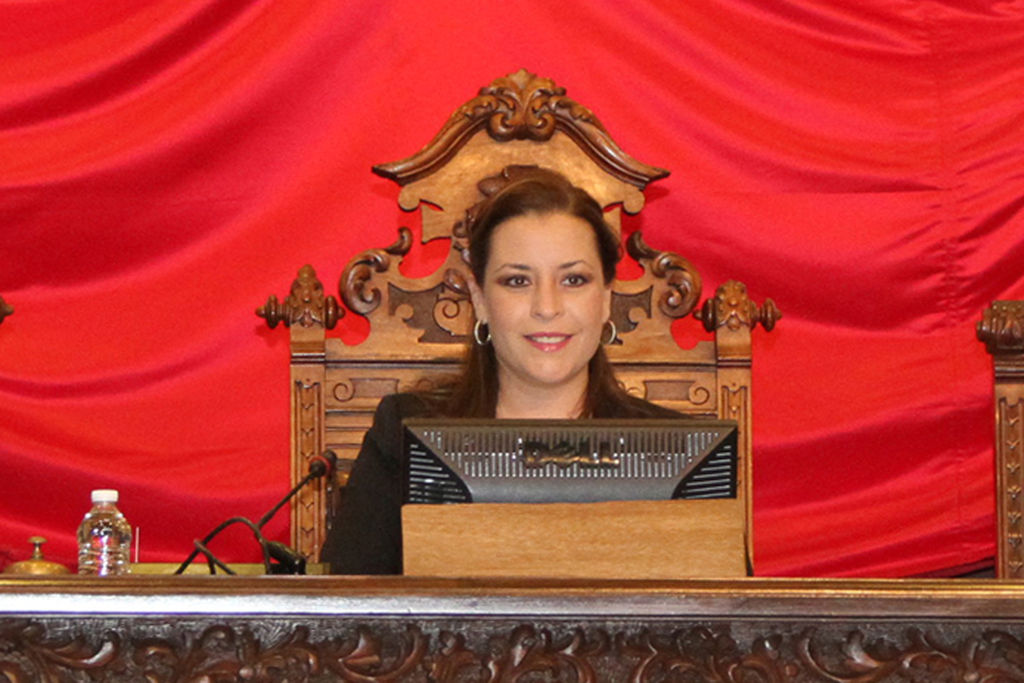 Trascendente. Martínez se convirtió en la primer mujer  electa como dirigente estatal, en la historia del PRI Coahuila.