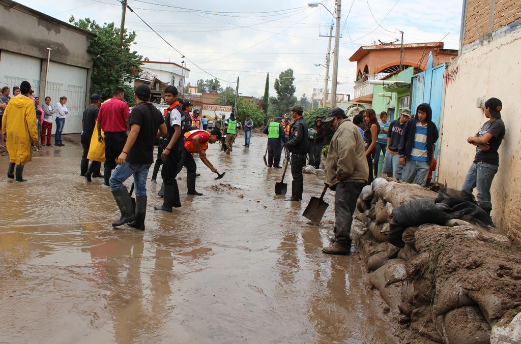 Clima. Las lluvias que se registran en el estado han dejado daños en municipios como Súchil y Santiago Papasquiaro.