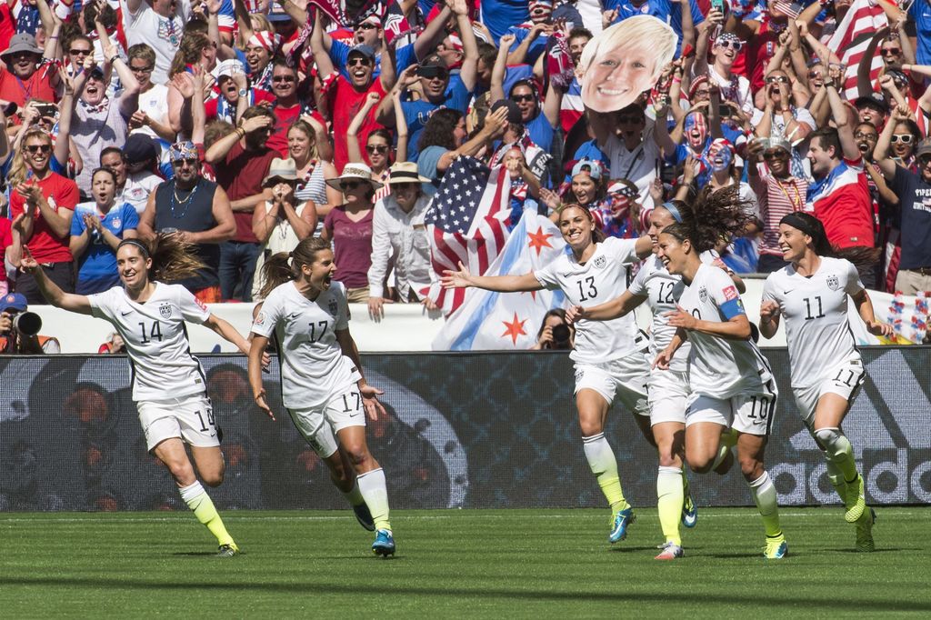 La selección estadounidense es la primera con tres títulos de la Copa del Mundo de mujeres. (AP)