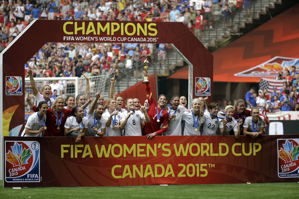 La Selección de Estados Unidos goleó a Japón en la final del Mundial Femenil desarrollado en Canadá. (EFE)