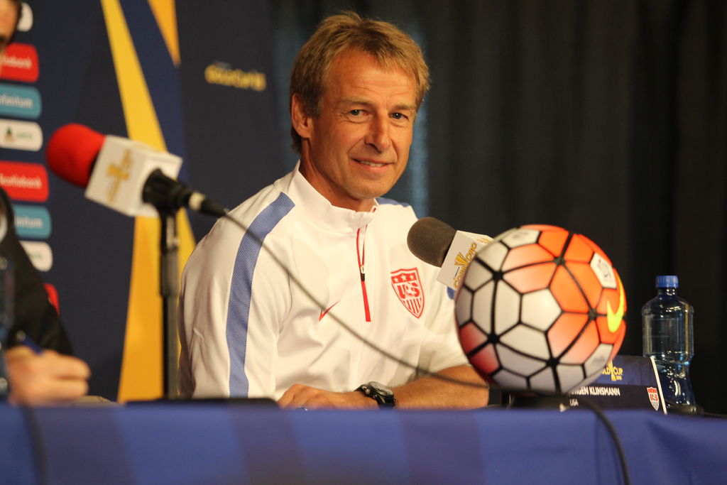 Al mando del director técnico Jurgen Klinsmann, Estados Unidos abre su participación en la Copa Oro ante su similar de Honduras. (Notimex)