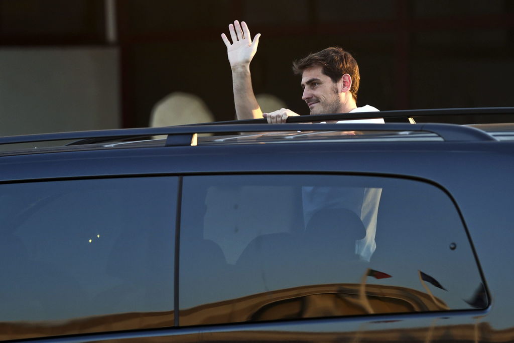 Casillas entrenó esta mañana por primera vez con los “Dragones” (Archivo)