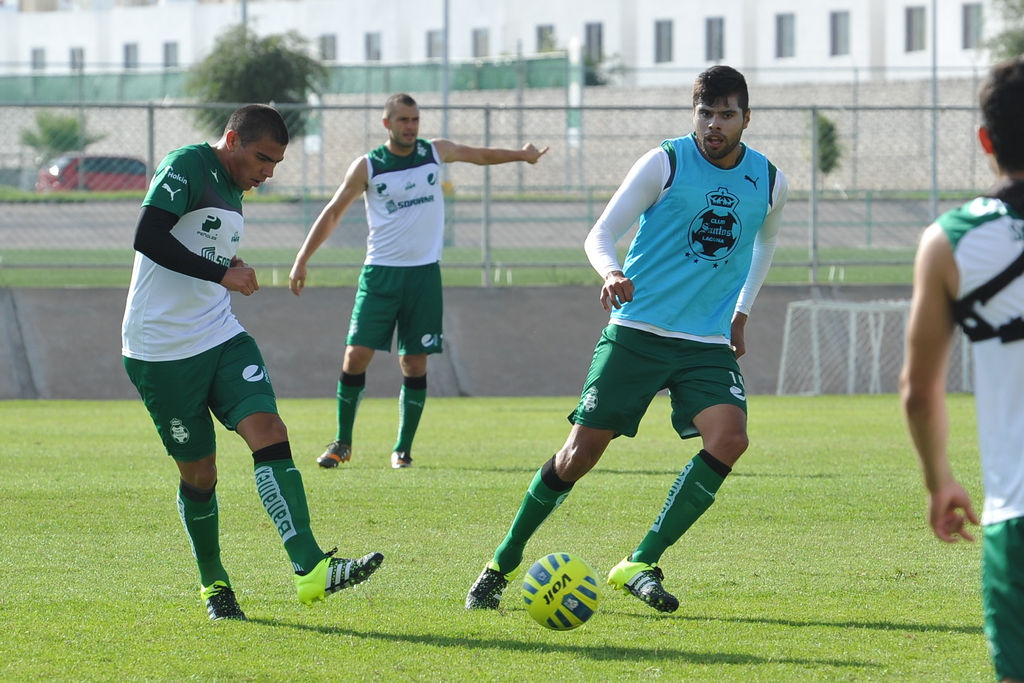 Los Guerreros del Santos Laguna retomaron ayer sus entrenamientos en el Territorio Santos Modelo. (Fotografía de Jesús Galindo López)