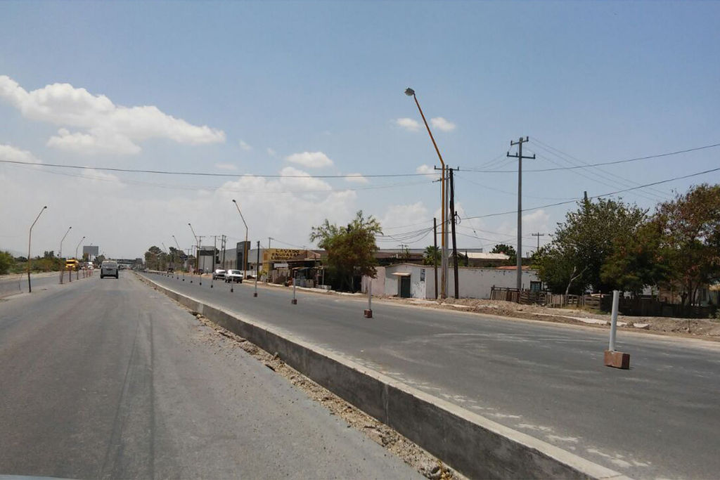 Proyecto. La ampliación del bulevar Torreón-Matamoros es parte de las obras del Metrobús. (MARY VÁZQUEZ)