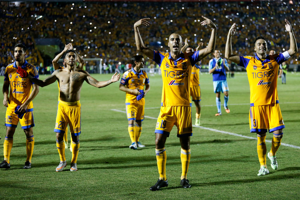 El equipo de Tigres venció a Internacional de Porto Alegre 3-1 y clasificó a la final de la Libertadores. (Jam Media)
