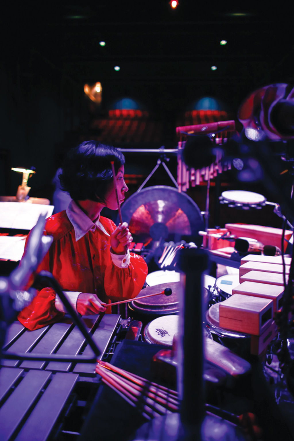 Ayano Kataoka, percusionista.
