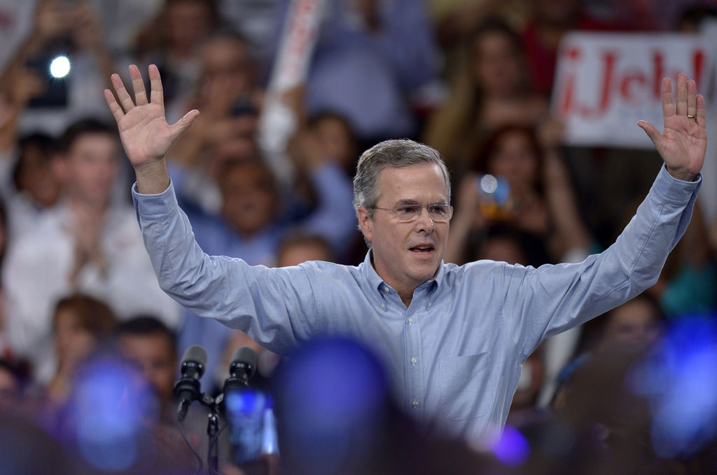 Candidato. Jeb Bush es un aspirante a la nominación republicana a la presidencia de EU en 2016.