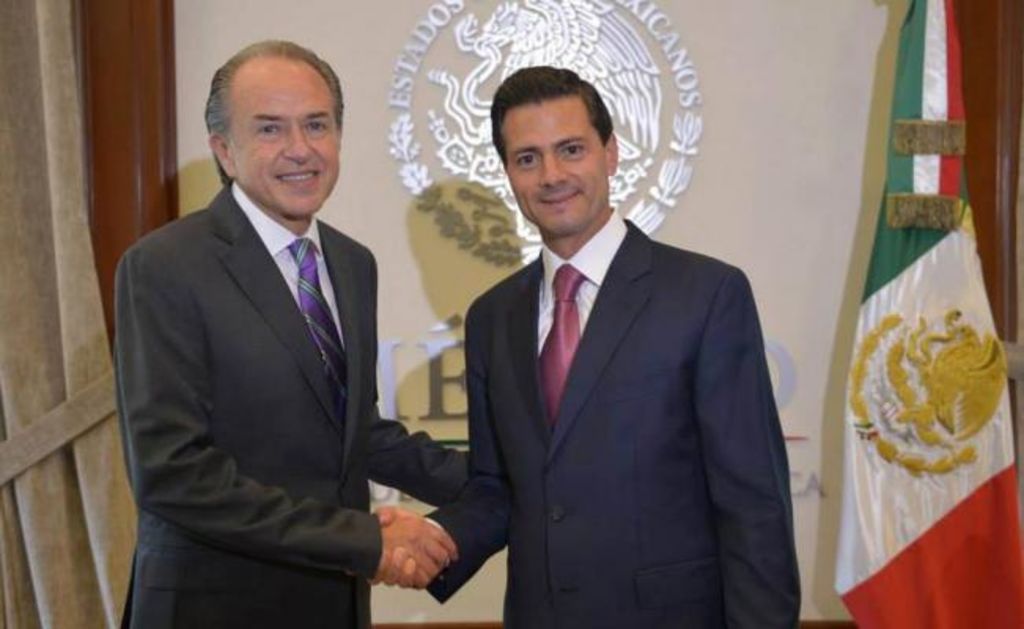 Durante la reunión que se llevó a cabo en Los Pinos, el presidente Enrique Peña Nieto y el gobernador estatal, Juan Manuel Carreras, acordaron mantener una estrecha coordinación entre las dos administraciones en todos los ámbitos de trabajo. (TWITTER)