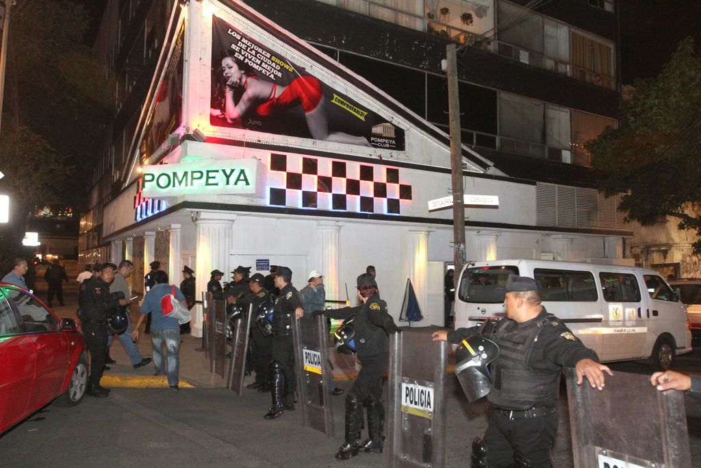 Trata de personas. En la imagen un operativo nocturno realizado en el centro de México.
