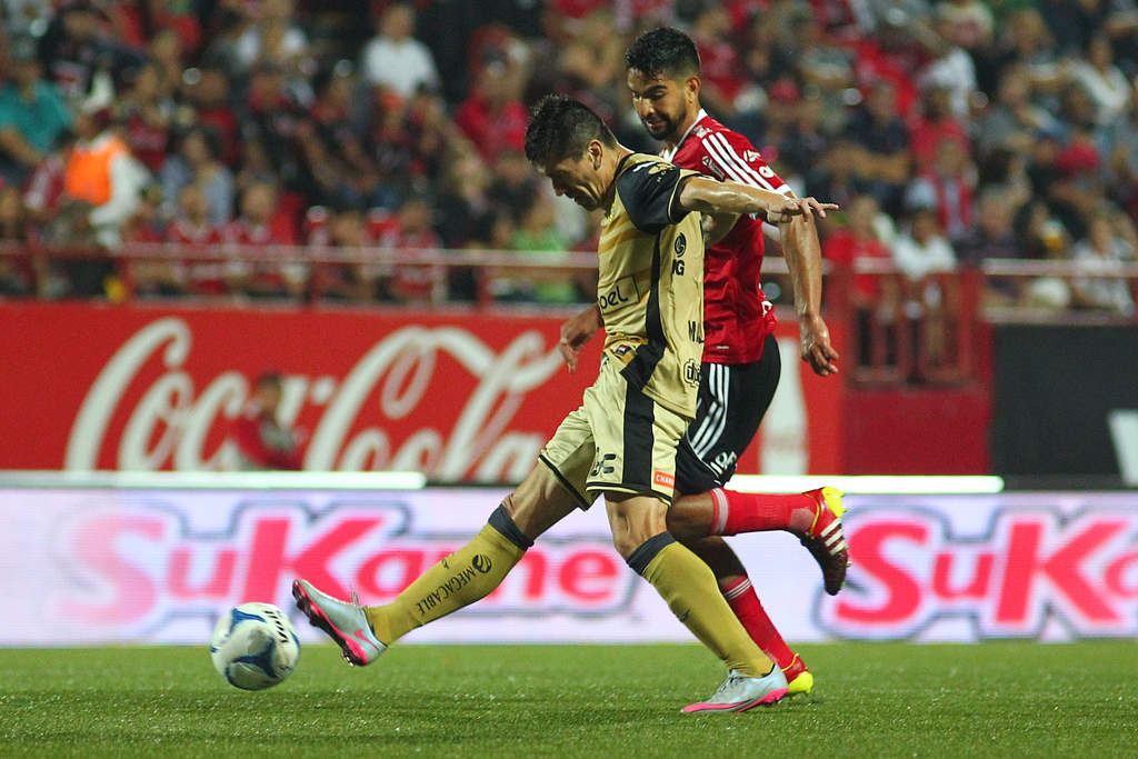 El veterano delantero Héctor Mancilla anotó el gol de la victoria para los Dorados de Sinaloa.