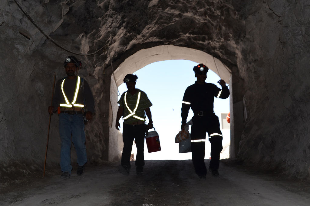 Trabajo. La minería representa la principal fuerza de trabajo en la región carbonífera.