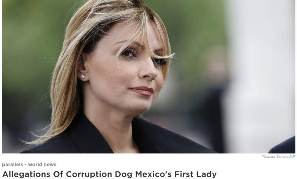 El texto llamado ''Denuncias de corrupción de la Primera Dama de México'', realiza un análisis de lo ocurrido con Rivera desde el día que salió a relucir su mansión a la fecha. (TWITTER)