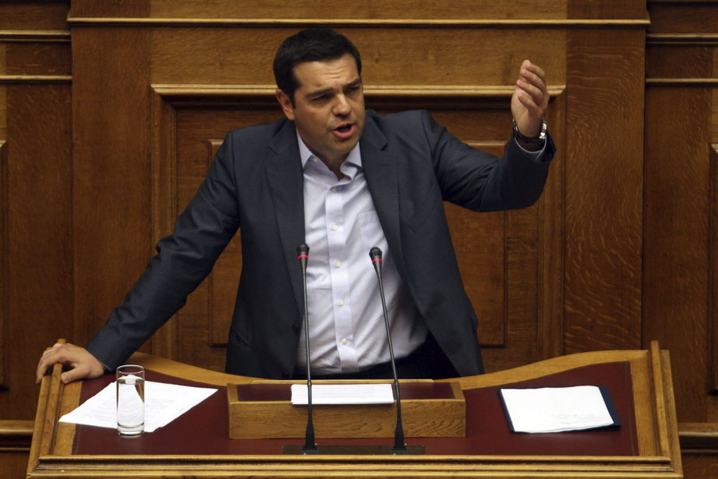 El adelanto electoral se viene barajando desde que la aprobación del tercer rescate en el Parlamento evidenciase la división en el seno del partido izquierdista Syriza, con hasta 44 diputados que no apoyaron al Gobierno. (ARCHIVO)