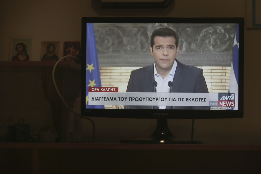 El primer ministro señaló que ahora el pueblo griego deberá decidir con su voto “quién debe conducir a Grecia al camino difícil, pero con la esperanza que se abre” y qué fuerza política “negociará mejor la reducción de la deuda”. (AP)