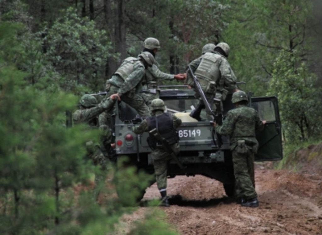 Vigilan. El Ejército Mexicano realzia vigilancia en la zona serrana de San Dimas
