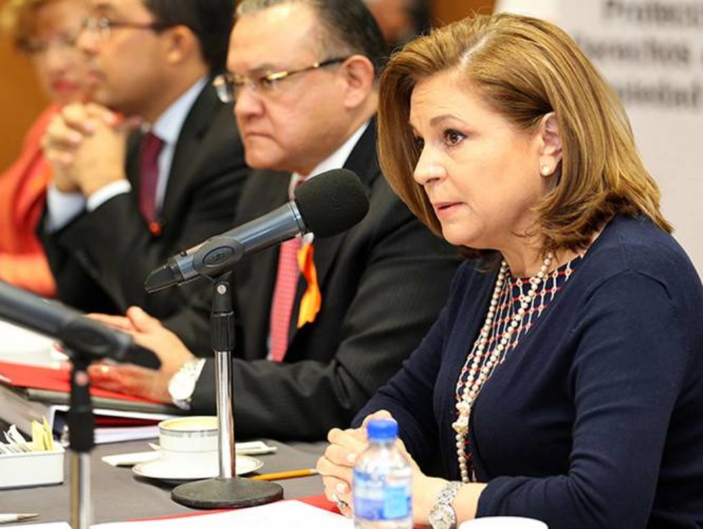 La procuradora Arely Gómez González, al inaugurar la 85 Reunión del Comité Interinstitucional para la Atención y Protección de los Derechos de Autor y Propiedad Industrial en la Ciudad de México. (TWITTER)