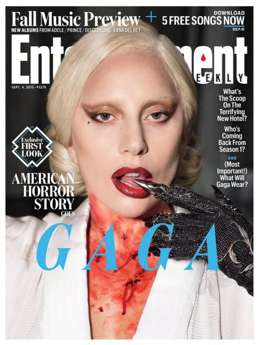 La cantante Lady Gaga será la estrella invitada en la temporada cinco, y aparece en la portada de la publicación. (Especial)