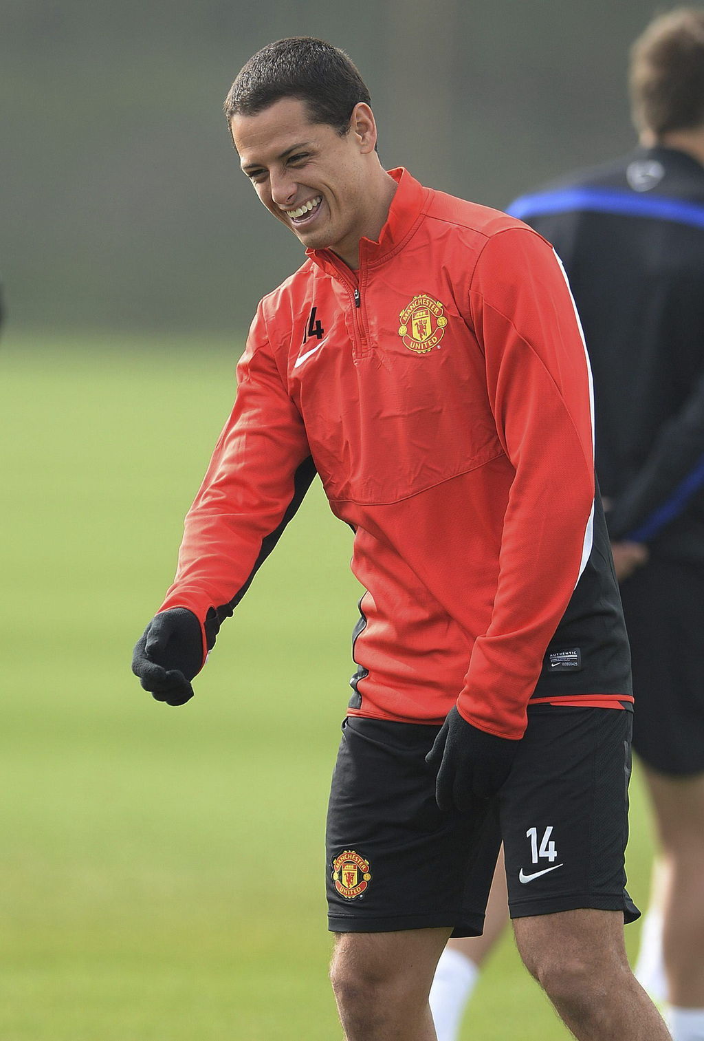 Javier Hernández, delantero del Manchester United. (Agencias)