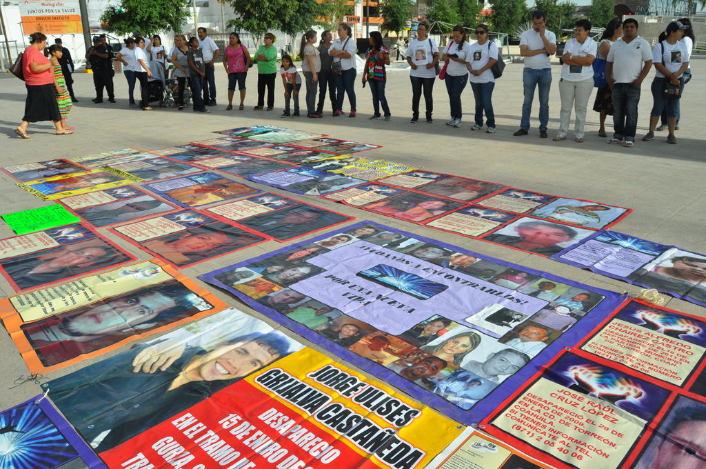 Datos. En Coahuila autoridades han reconocido que existen 1,600 casos de desaparición forzada.