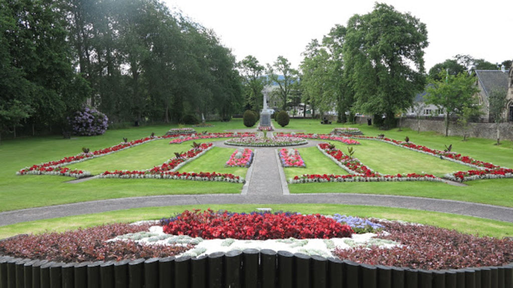 Jardín a los soldados muertos de la Segunda Guerra Mundial. Pitlochry, Escocia. (Cortesía)