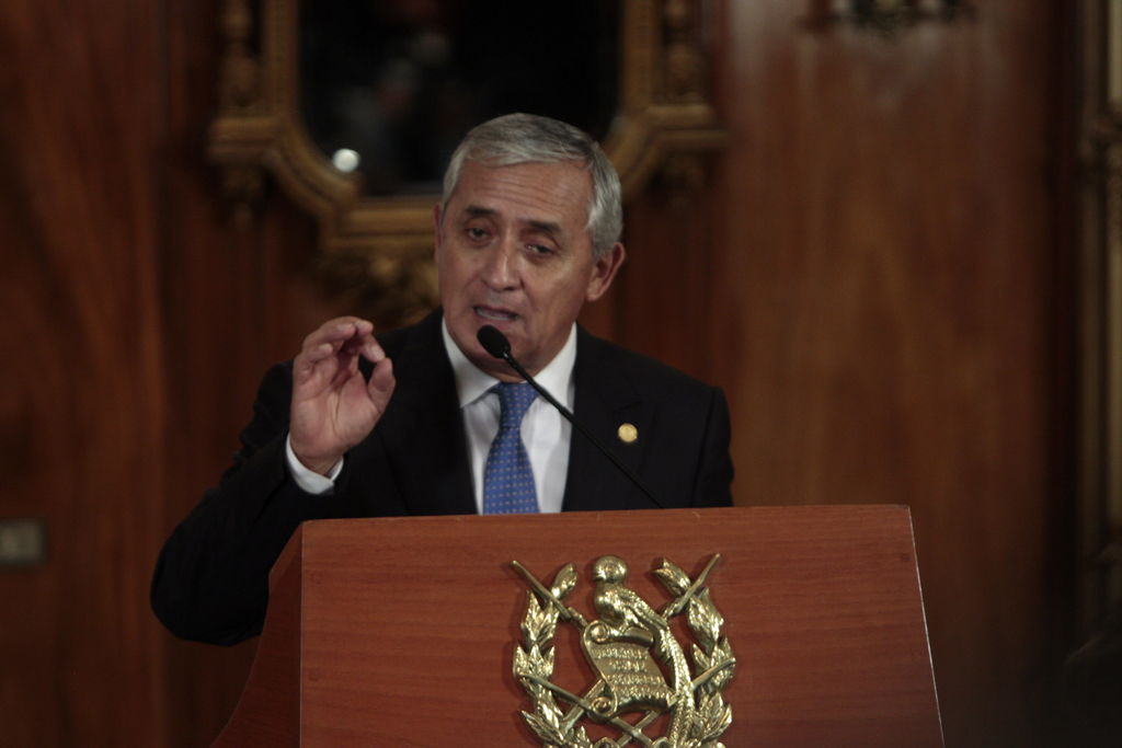 Otto Pérez Molina está acusado de liderar una red de corrupción aduanera. (EFE)