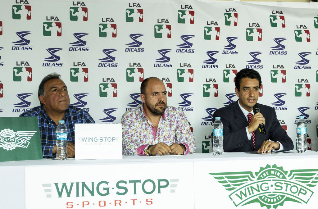 En conferencia de prensa fue presentada la Liga de Futbol Americano Profesional de México. (Notimex)