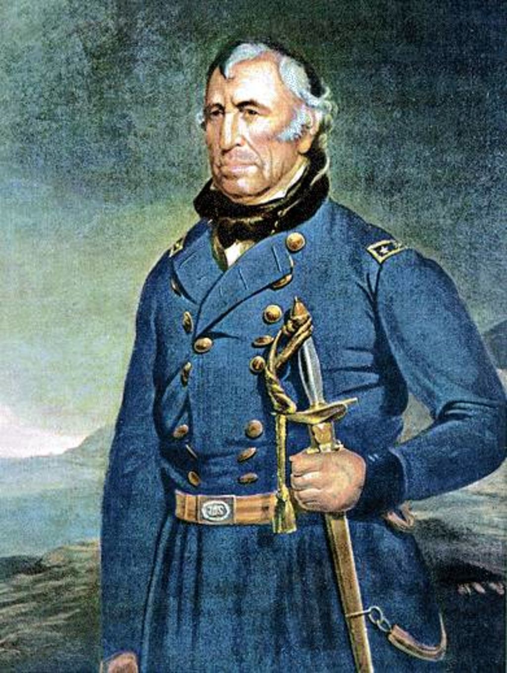 El rústico pero tenaz General Zachary Taylor.